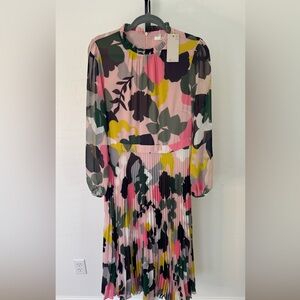 NWT Boden Floral Print Long Sleeve Dress